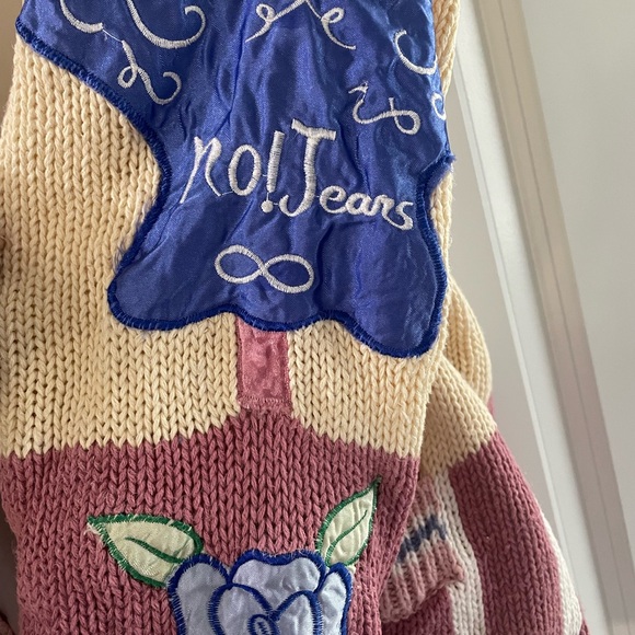 Absolutely NO! Jeans Pink Knit Cardigan - Picture 8 of 9